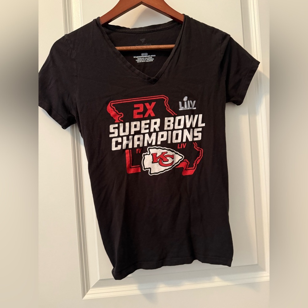 Fanatics Black Super Bowl Champions Tee